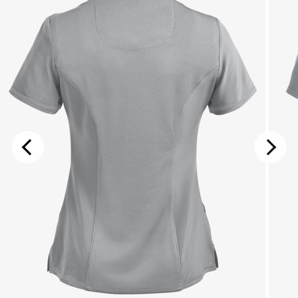 Grey XL Cherokee Infinity Scrub Top - Picture 4 of 4